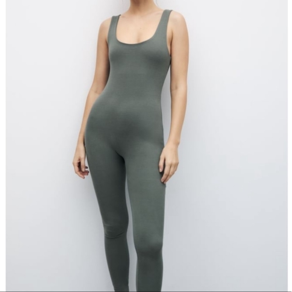 Zara Khaki Jumpsuit
